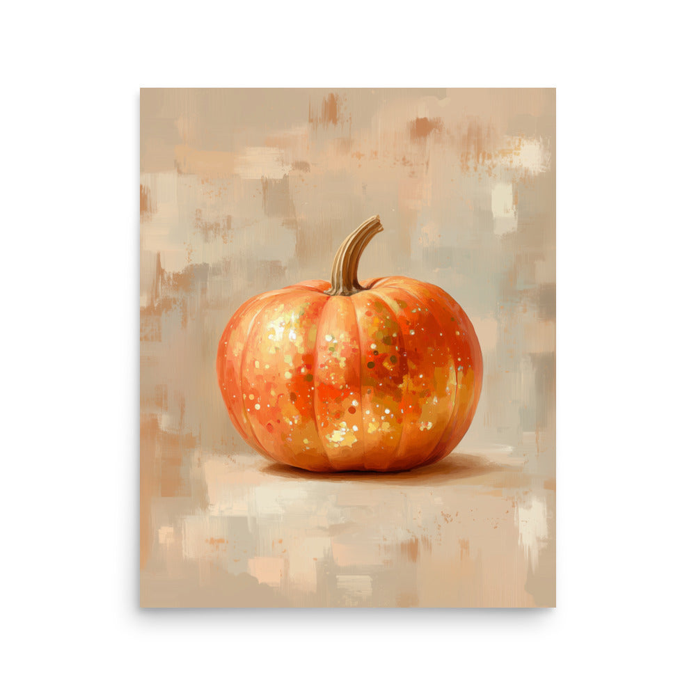 Autumn Light Pumpkins Art Print