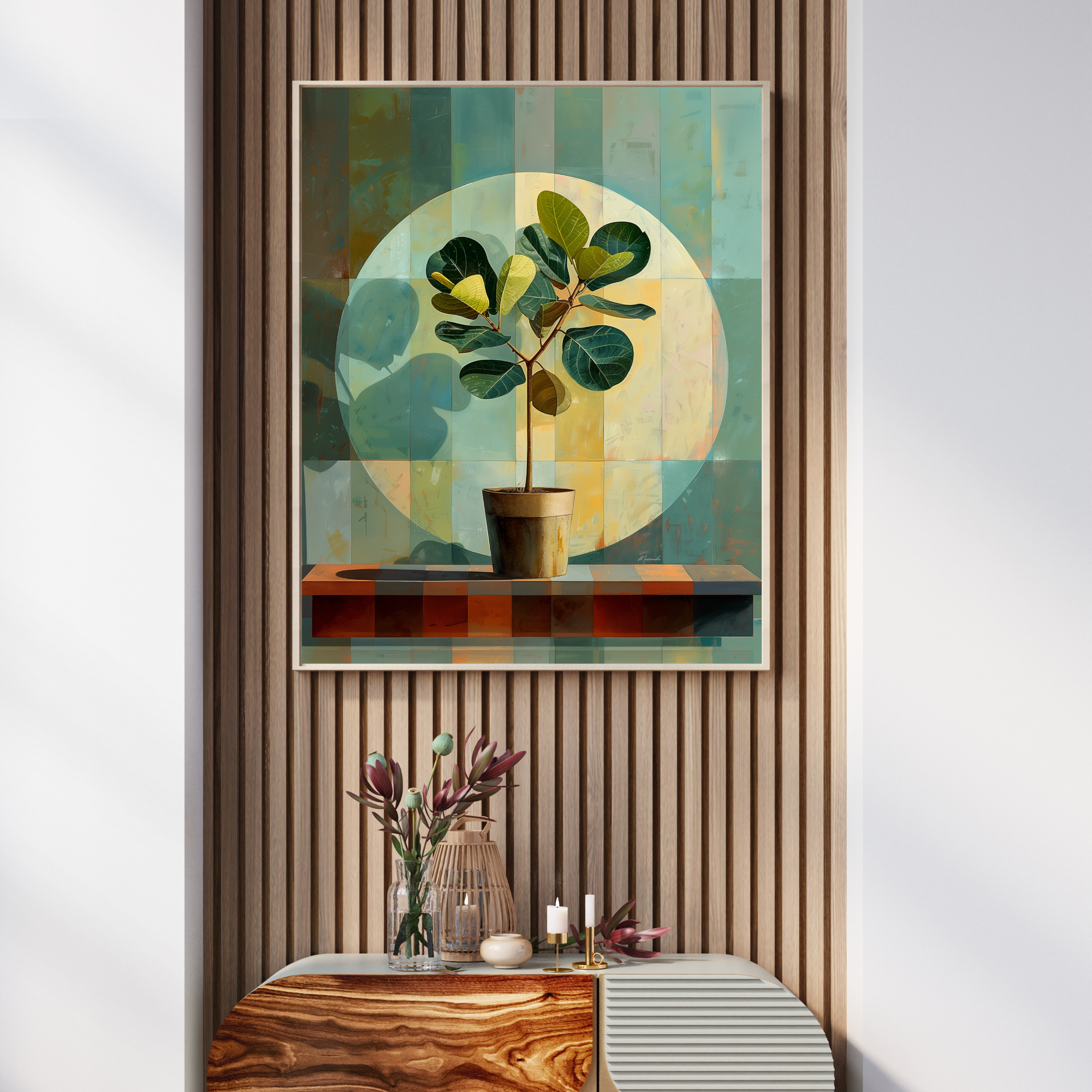 Fig Plant Showcase Digital Art Download 01