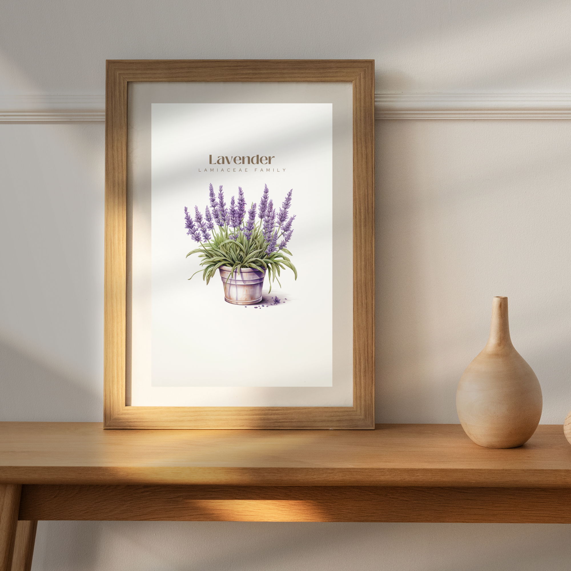 Lavender Plant Digital Art Download